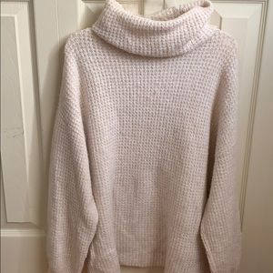 AEO Cream Oversized Turtleneck